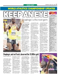Cheptegei Is the Next Gem Cheptegei, and Not Farah, Deserved the 10,000