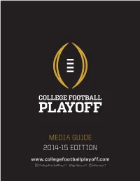 Media Guide 2014-15 Edition