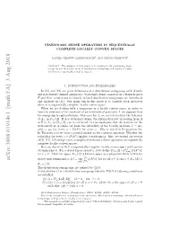 Arxiv:1808.01914V1 [Math.FA] 3 Aug 2018 Eirus Elpsdes Oal Ovxspaces