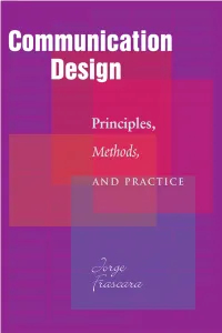 Communication Design: Principles, Methods, and Practice