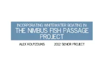 The Nimbus Fish Passage Project
