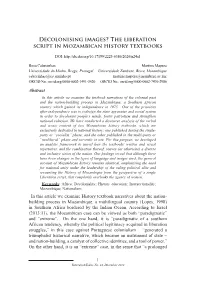 Decolonising Images? the Liberation Script in Mozambican History Textbooks, Pp