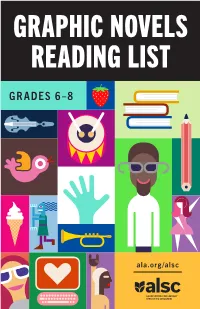 Grades 6-8 Graphic Novels Reading Lists