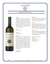 Vintage History Sauvignon Friuli Grave Doc 2017