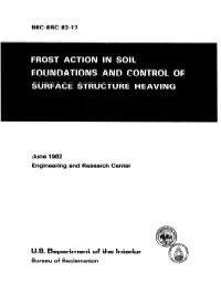 Report No. REC-ERC-82-17, “Frost Action in Soil Foundations And
