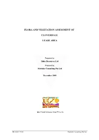 Appendix 2 Flora and Vegetation Assessment