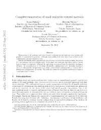 Complete Enumeration of Small Realizable Oriented Matroids