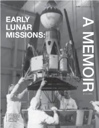 Early LUNAR MISSIONS