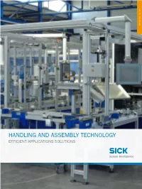 HANDLING and ASSEMBLY Technologysubject to Change Without Notice