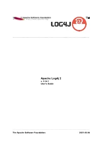 Log4j User Guide