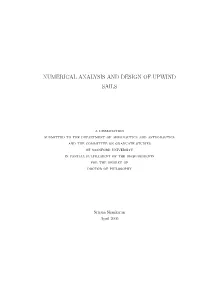 Numerical Analysis and Design of Upwind Sails