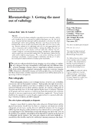 Rheumatology: 3. Getting the Most out of Radiology Review Synthèse