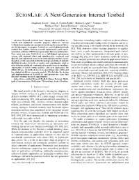 SCIONLAB: a Next-Generation Internet Testbed
