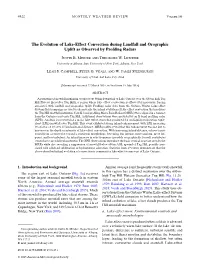 The Evolution of Lake-Effect Convection During Landfall and Orographic Uplift As Observed by Proﬁling Radars
