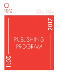 2 011 Publishing Program 2