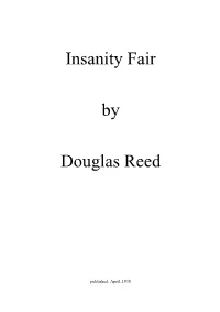 Insanity Fair by Douglas Reed