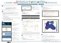 Notebooks to Document Workflow