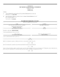 PLURISTEM THERAPEUTICS INC. (Exact Name of Registrant As Specified in Its Charter)