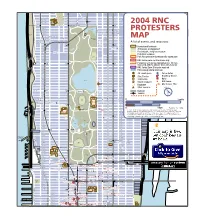 2004 RNC Protesters Map (Version August