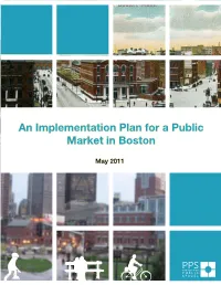 An Implementation Plan for a Public Market in Boston