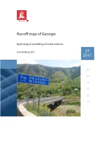 Runoff Map of Georgia Runoff Map Runoff Map of Georgia