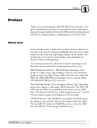 AXIS HP MIO User's Manual