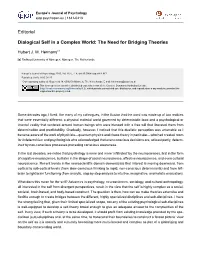Dialogical Self in a Complex World: the Need for Bridging Theories