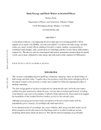 Dark Energy and Dark Matter As Inertial Effects Introduction