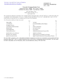 Parametric Emerging Markets Fund