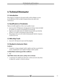 3. Technical Divemaster