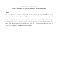 Internationalization of Clustered Firms: Lessons from Entrepreneurial Wine