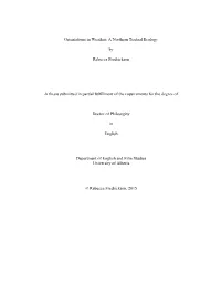 Orientations in Weather: a Northern Textual Ecology by Rebecca