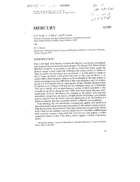 MERCURY X2109