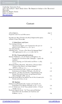 The Empiricist Critique of the Theoretical Philosophy Edited by Brigitte Sassen Table of Contents More Information