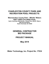 Charleston County Park and Recreation Pool Projects