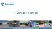 Hydrogen Storage