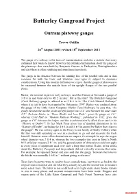 Benjamin Outram Plateway Gauges