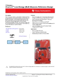 Bluetooth® Low Energy (BLE) Beacons Reference Design