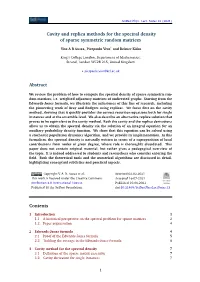 Cavity and Replica Methods for the Spectral Density of Sparse Symmetric Random Matrices