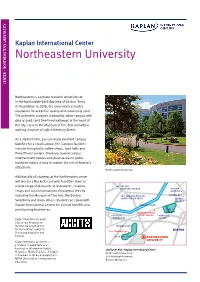 Northeastern University Ortheastern University Ortheastern N Center - Center