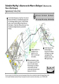 Oxfordshire Way Maps