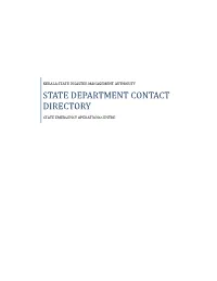 State Emergency Directory