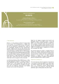 State of the Mangrove in I. Introduction