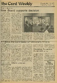 The Cord Weekly (March 3, 1977)