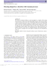 Detecting Damped Ly&Thinsp;&Alpha; Absorbers with Gaussian Processes