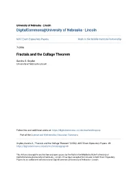 Fractals and the Collage Theorem