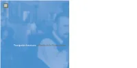 Transgender Americans: a Handbook for Understanding Table of Contents