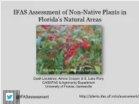 Update from the IFAS Assessment of Non-Native Plants in Florida's