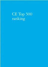 CE Top 500 Ranking