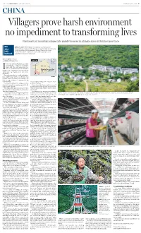 Villagers Prove Harsh Environment No Impediment to Transforming Lives